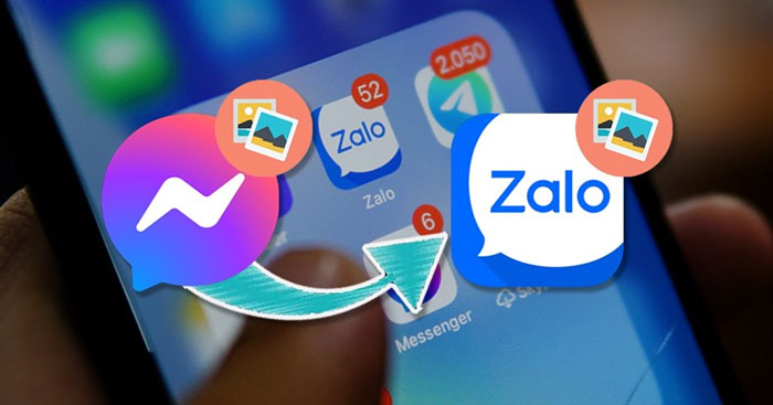 Hướng dẫn gửi ảnh, video từ Messenger sang Zalo