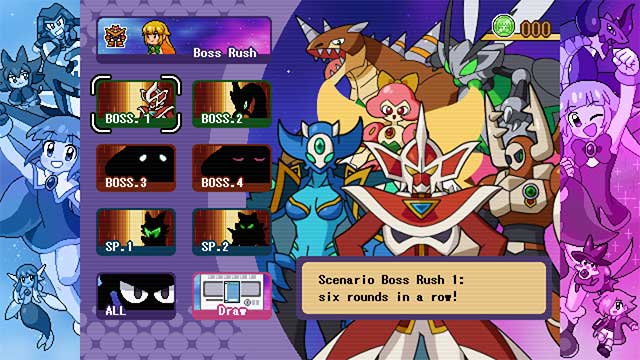 There are more than 20 game bosses waiting to fight you in Kokoro Clover