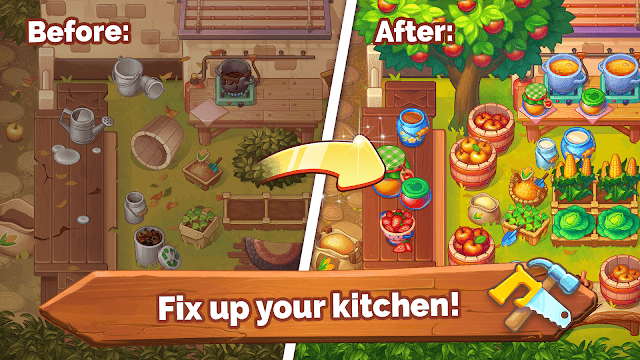 Renovate your kitchen in Cooking Farm - Hay & Cook game