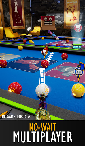 Playing multiplayer pool without waiting