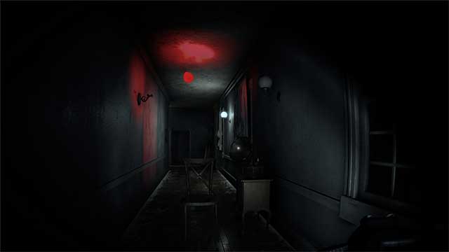 Explore the infinite loop corridor. in the horror game Playable Mockup