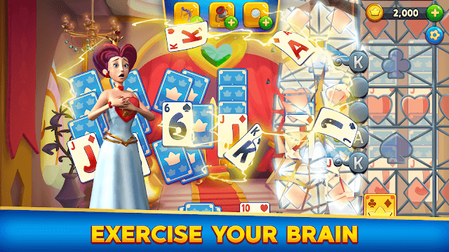 Train your brain with Solitaire Royal Mansion