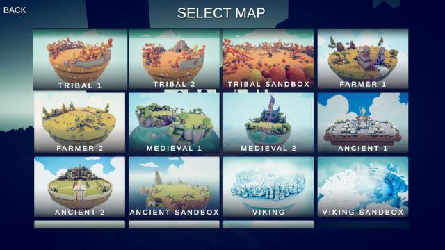 Lots of different maps for you to choose from