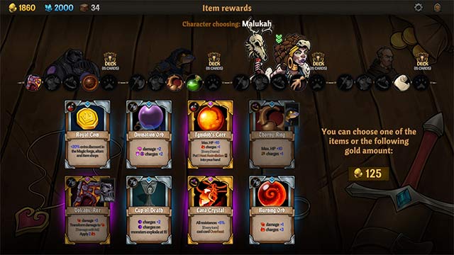 Discover 500 different cards and items while playing Across the Obelisk game