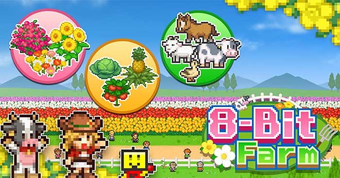 8-Bit Farm is a very cute pixel graphic farm management game