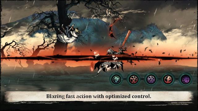 High-speed action with controls. optimized