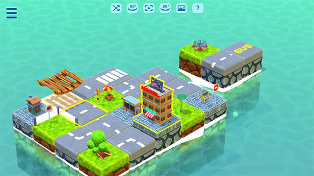 Island Cities PC has colorful and very vivid 3D graphics