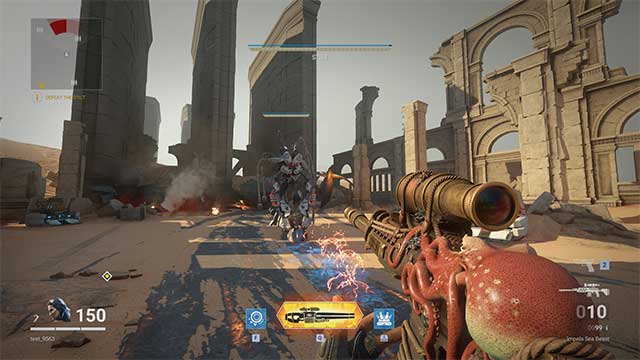 Shatterline is a first-person AAA shooter with F2P co-op