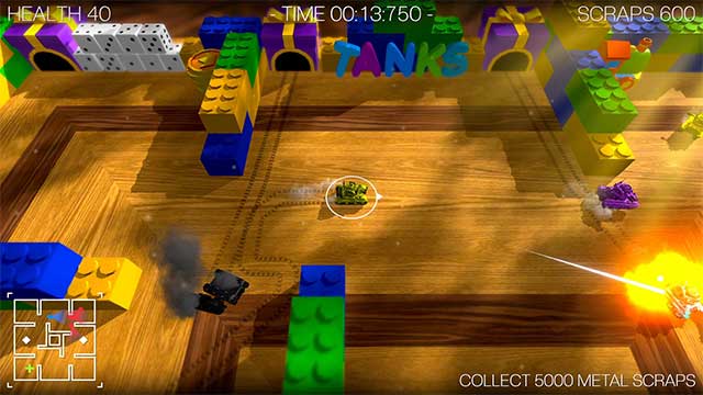 Arenas Of Tanks is a fun tactical toy tank racing game fun