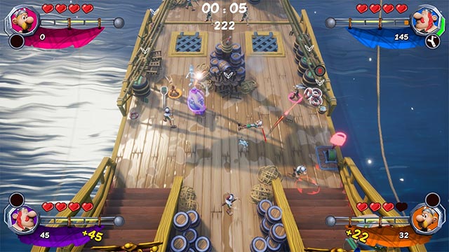 Asterix & Obelix XXXL: The Ram From Hibernia is a very vibrant 4-player cooperative game