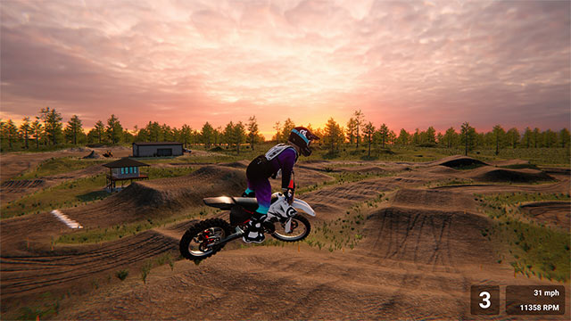 Motocross: Chasing the Dream is a racing game that can be played in a motorcycle race. American extreme sports