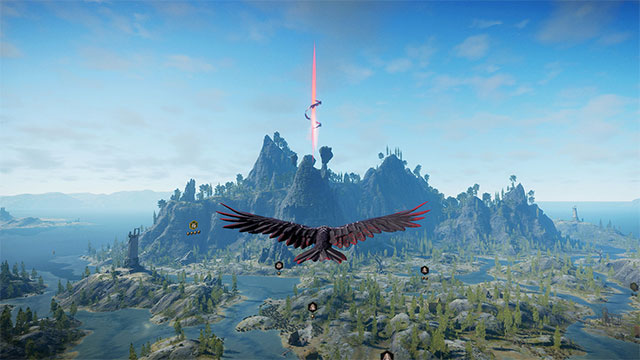 Explore the beautiful but full of open world. pitfalls on crow's back