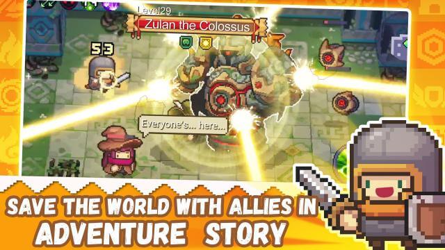 Save the world with your own allies in an adventure