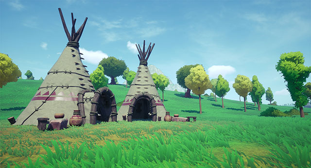 Build your own house while crafting, hunting, fighting... to survive