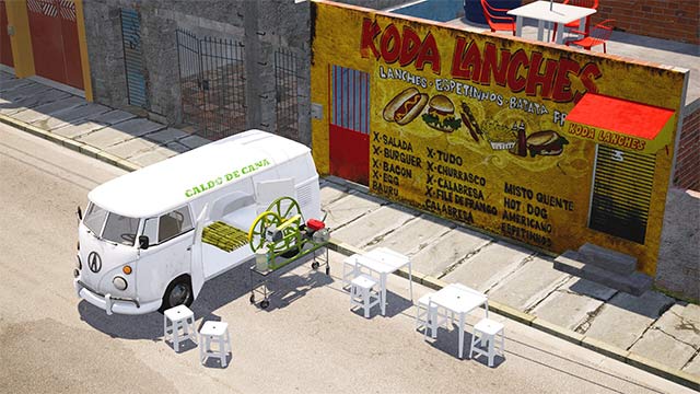 Brazilian Street Food Simulator is a sales simulation game. shop with famous Brazilian street food