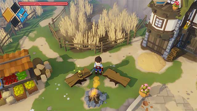 Moon Split Island is an open-world action adventure game with cute graphics