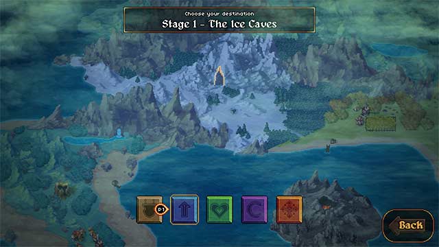 Each map in the game Bravery & Greed opens up new challenges and opportunities