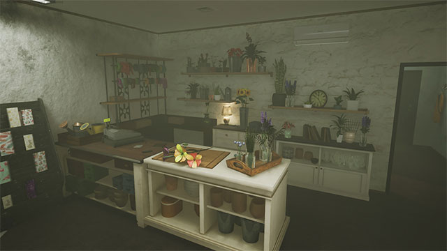 A creepy but well-done horror experience. integrated into the florist simulation game called Flower Shop