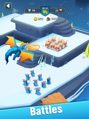 Join battles against enemies on the island in the game Island War