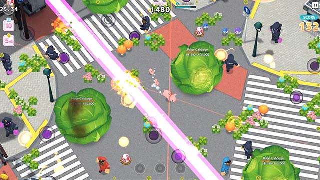 Hungry Pigs is a fast and fun action game where a game of gluttonous pigs