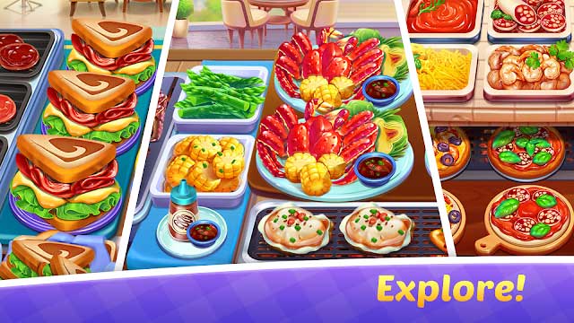 Discover cuisines from around the globe on the Cooking Train - Food Games