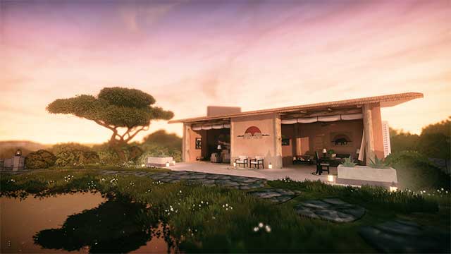 Relax at 1 cozy safari lodge in Seclusa simulation game width=