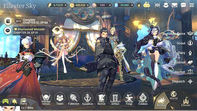 Exos Heroes là game nhập vai phiêu lưu phong cách Anime đặc sắc