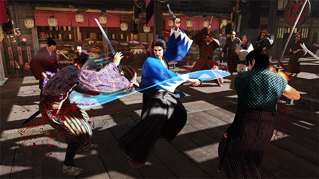 Điều khiển chiến binh samurai Sakamoto Ryōma chặt chém để hạ gục đối thủ và báo thù