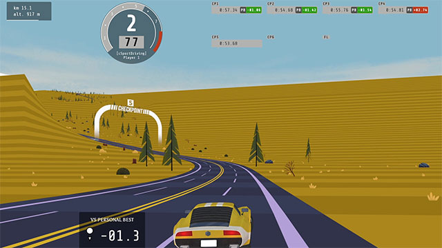 Game Classic Sport Driving sở hữu đồ họa vẽ tay sinh động