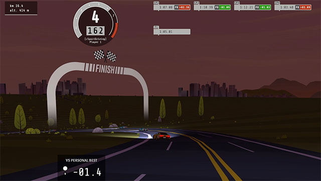 Classic Sport Driving là game đua xe kinh điển theo phong cách thập niên 80, 90