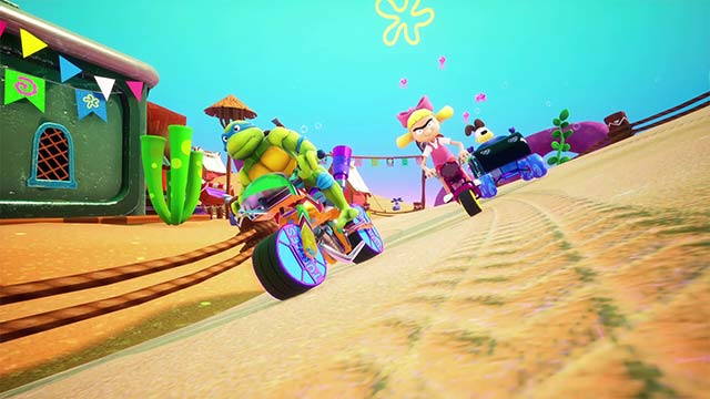 Nickelodeon Kart Racers 3: Slime Speedway bao gồm các đường đua nội bộ hoặc trực tuyến qua mạng Internet