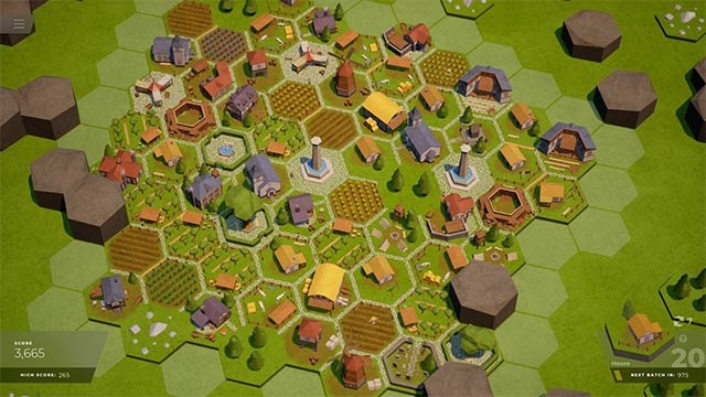 Xây thị trấn Trung cổ tuyệt đẹp, sống động trong game mô phỏng Tile Town