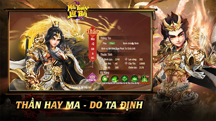 Game thẻ tướng chiến thuật Ma Thần Lữ Bố