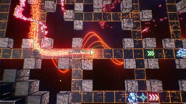 Mỗi level trong Blaze in Space: Beat a-Maze tương ứng với thử thách, tốc độ và bản nhạc khác nhau