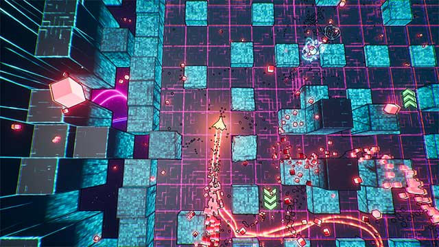 Lái tàu vũ trụ trong mê cung neon rực rỡ sắc màu với game hành động Blaze in Space: Beat a-Maze