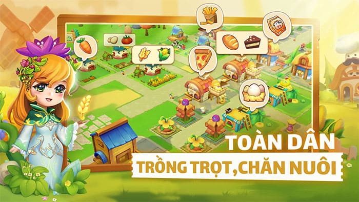 Game Thị Trấn Củ Cải ZingPlay