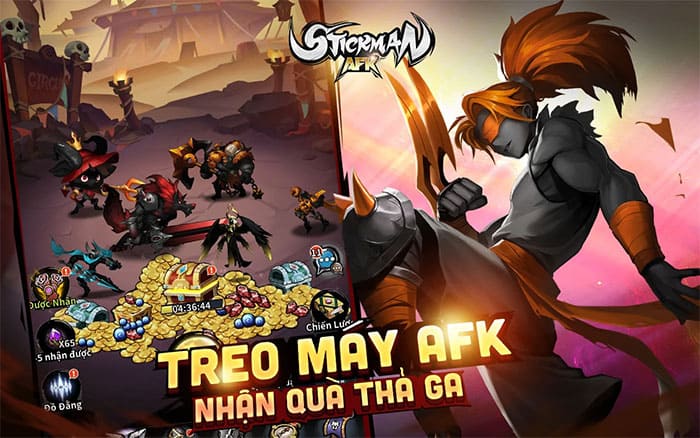 Game chiến thuật Stickman AFK