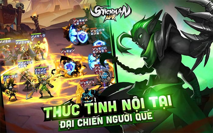 Game chiến thuật Stickman AFK