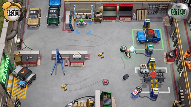 Mechanic Heroes là party game vui nhộn, nơi 4 người chơi hợp tác sửa xe và đua xe