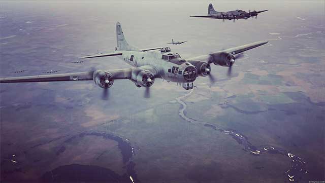 B-17 Flying Fortress The Bloody 100th là game mô phỏng không chiến chân thực