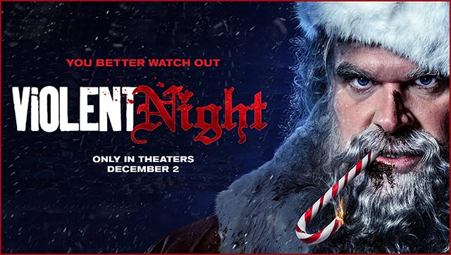 Film poster of Violent Night - Violent Night to premiere on December 2