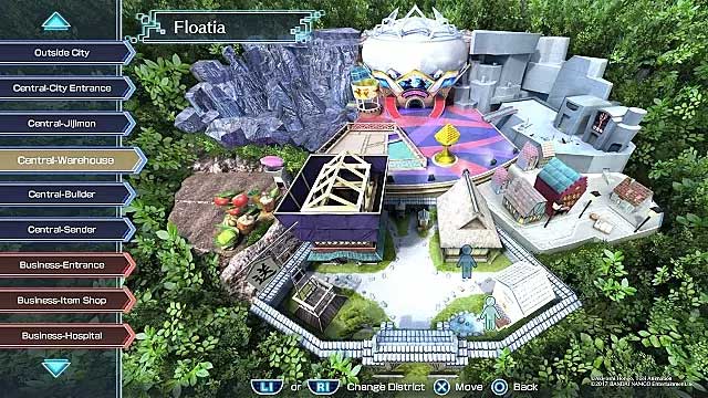 Mở rộng và quản lý thị trấn Floatia của bạn trong Digimon World: Next Order