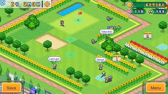 Tạo và tùy chỉnh sân gôn của riêng bạn trong game Forest Golf Planner