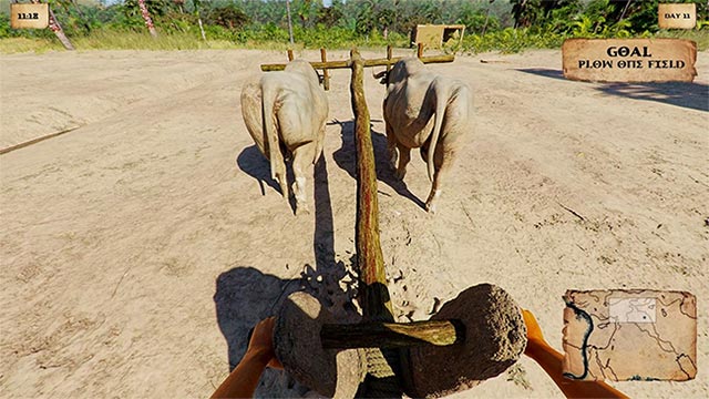 Ancient Farm mô phỏng trải nghiệm trồng trọt và chăn nuôi trong thời kỳ cổ đại