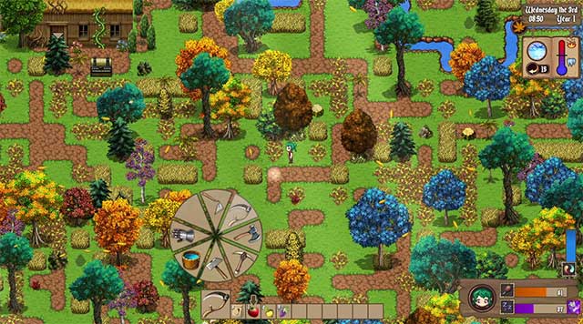 DeVine: Heavenly Acres Steam có lối chơi khá giống Stardew Valley