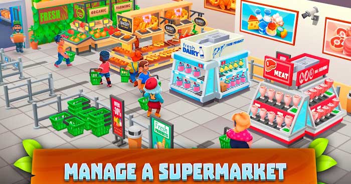 Supermarket Village cho Android 1.1.3 - Game quản lý siêu thị và làm trang trại