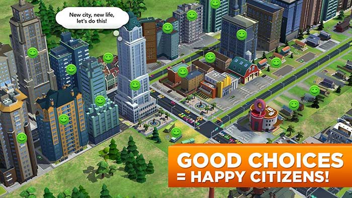 Những mẹo xây dựng thành phố trong SimCity BuildIt