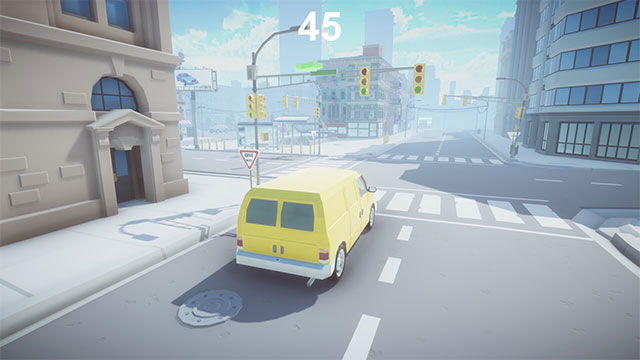 Lái xe con, xen van hoặc siêu xe thể thao cổ điển trong khi chơi Crazy City Driving game