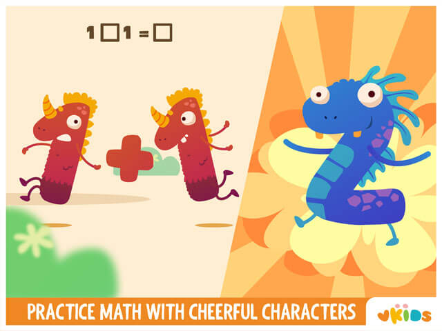 Help your child learn math on Vkids Numbers