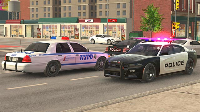 Police Car Simulator là game giả lập lái xe cảnh sát với nhiệm vụ giữ gìn trật tự thành phố